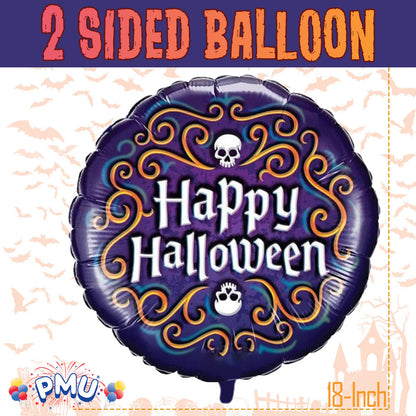 PMU Halloween Balloon 18 inch Mylar-Foil