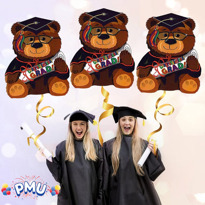PMU Graduation Congrats Grad Star Shape 30 Inch Mylar Balloon