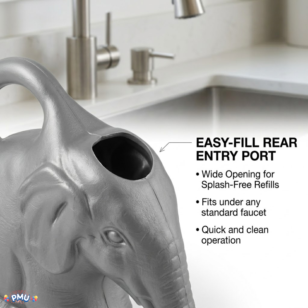 PMU Elephant Watering Can 2-Quart