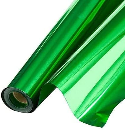 PMU Gift Wrap Mylar Roll - Highly Reflective Metallic Foil Paper - Perfect Wrapping Paper for Gifts, Baskets, Wedding, Birthday, Christmas, Arts & Crafts, Balloon Weights