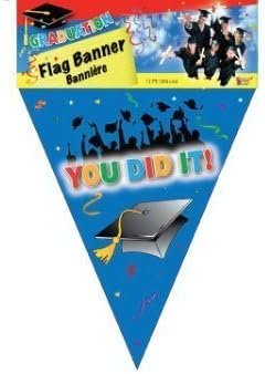 PMU Graduation "Congrats Graduation!"  - Graduation Celebration Decor Party Accessories (1/Pkg) Pkg/1