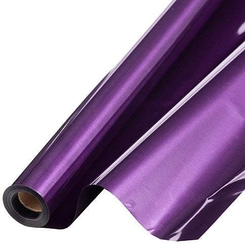 PMU Gift Wrap Mylar Roll - Highly Reflective Metallic Foil Paper - Perfect Wrapping Paper for Gifts, Baskets, Wedding, Birthday, Christmas, Arts & Crafts, Balloon Weights