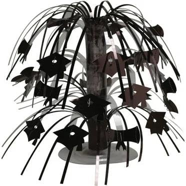 PMU Graduation Cap Mini Cascade 7.5in Table Centerpiece Graduation Celebration Decor Party Accessories