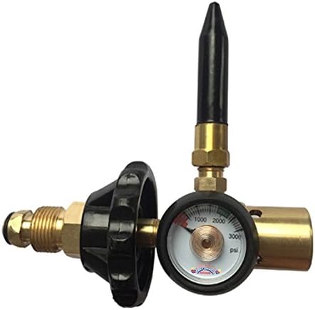 PMU Helium Tank Regulator Filler Valve for Balloons Gauge