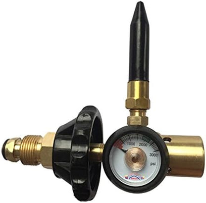 PMU Helium Tank Regulator Filler Valve for Balloons Gauge