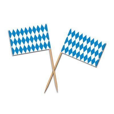 PMU Oktoberfest 9 Inch Dessert Plates, German Beer Festival Party Tableware
