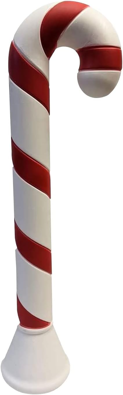 PMU Christmas Light-Up Blow Mold Decorations – Candy Cane, Gingerbread Figures, Mrs. Claus, Noel Candle & Toy Soldier | Illuminated Indoor/Outdoor Holiday Yard Statues with Corded Light