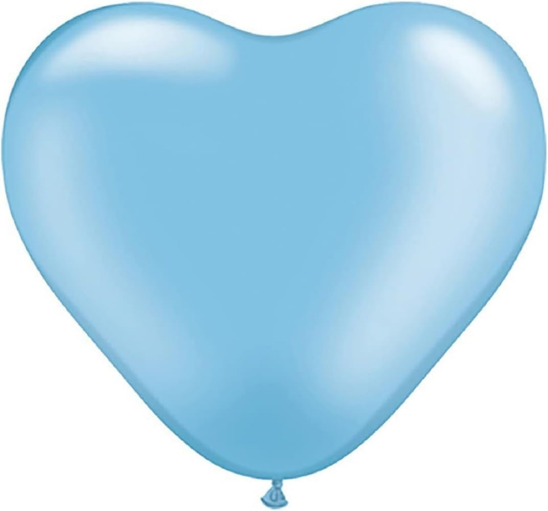 PMU 6in Heart Shape Latex Balloons for party supplies and decorations