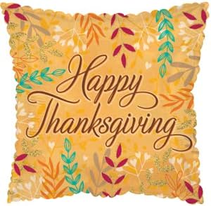 PMU Thanksgiving 18 Inch Mylar-Foil Balloons Pkg/1