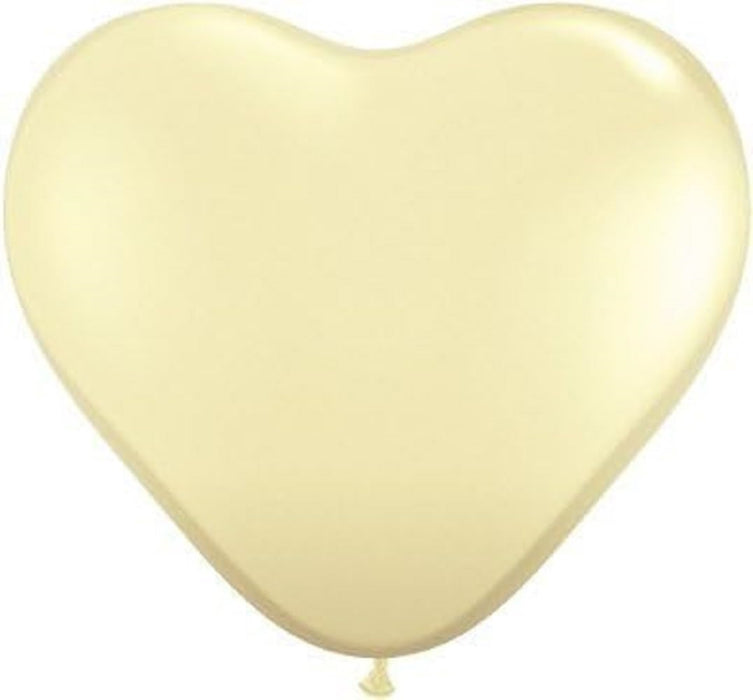 PMU 6in Heart Shape Latex Balloons for party supplies and decorations