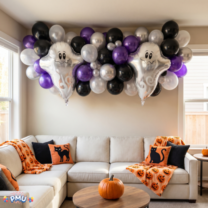 PMU Halloween Balloons Mylar-Foil