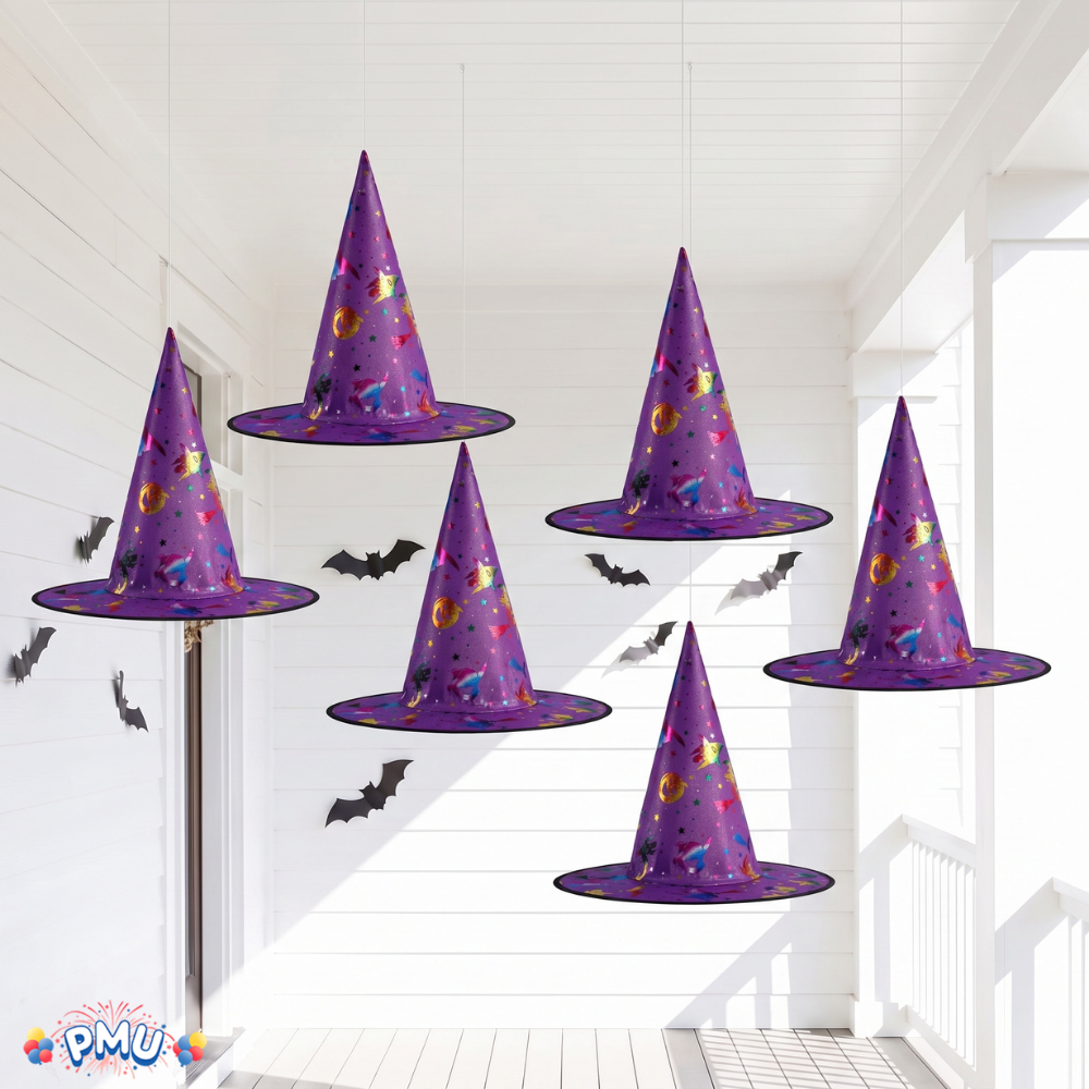 PMU Halloween Party Accessories Decoration Costume Witch Hats