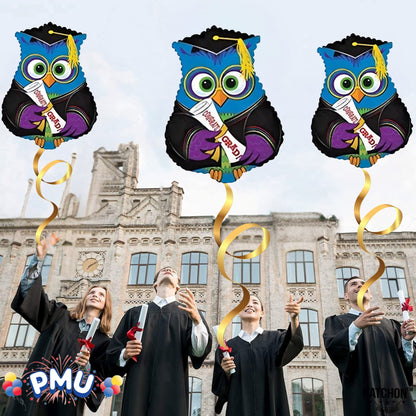 PMU Graduation Congrats Grad Star Shape 30 Inch Mylar Balloon