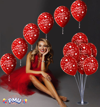 PMU Valentines Day Balloons 11 Inch, Weddings, Birthdays, Anniversaries, Engagements
