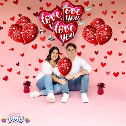 PMU Valentine's Day Mylar - Foil Balloons Proposal, Special Events, Photo Props Party Decoration and Accessories