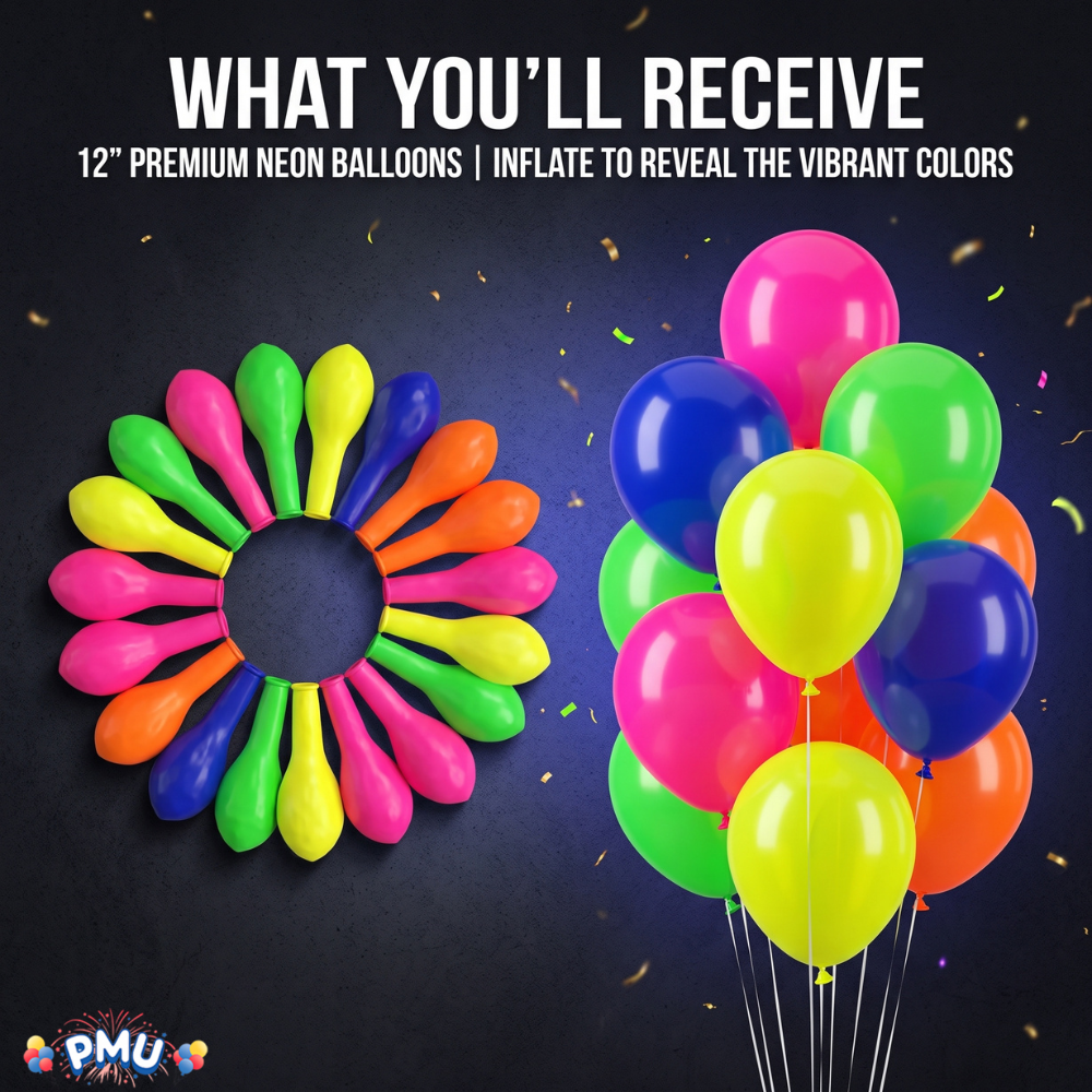 PMU 12 Inch PartyTex Premium Latex Balloon