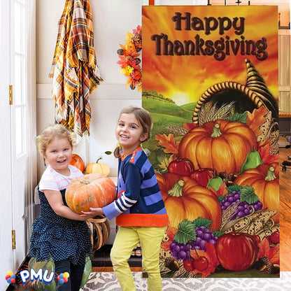 PMU Door Covers - Thanksgiving Door Covers - Thanksgiving Banner - Front Door Cover for Thanksgiving