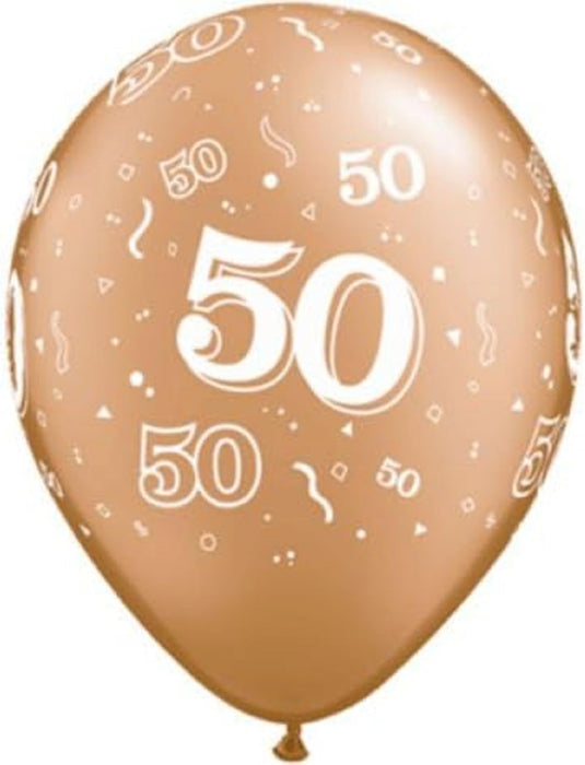 PMU Balloons 11 Inch Qualatex Birthday Sprays Print in Latex Balloons For All Occasions