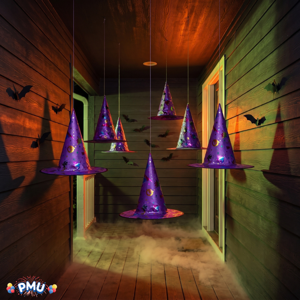PMU Halloween Party Accessories Decoration Costume Witch Hats