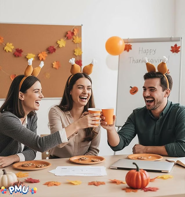 Thanksgiving Headband Turkey Drumstick Headband for Thanksgiving Party Costume Accessories Turkey Legs Drumstick Boppers