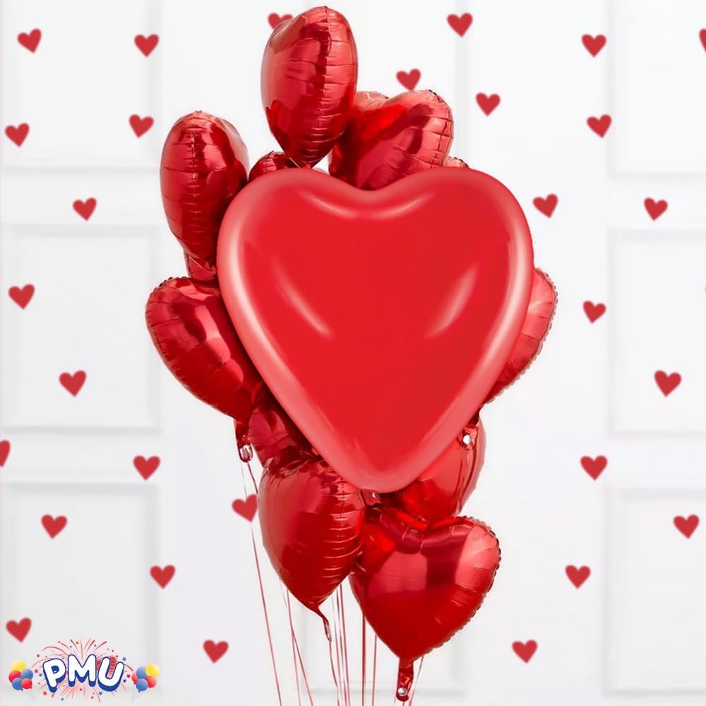 PMU 36 Inch Premium Latex Balloons - Jumbo Size Balloons for Birthdays, Wedding Parties, Baby Shower, Indoor & Outdoor, Events & Decoration Supplies.