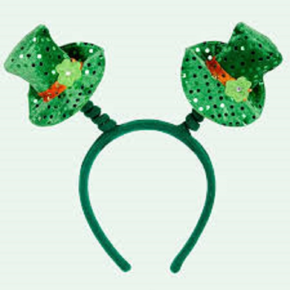 PMU St. Patrick's Day Celebration Men's Green Hat Headband Irish Costume Party Accessory Headwear