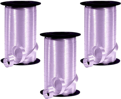 PMU Curling Ribbon - Crimped Texture Curling Ribbons for Gift Box Wrapping, Florist Flowers, Birthday Party Decorations, Festival Art Craft & Christmas Décor 3/8 Inch X 250 Yards