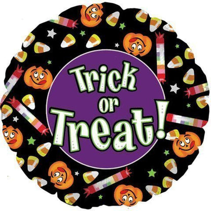 PMU Halloween Foil Balloons 18 Inch, Fun Mylar Balloons for Halloween Party Décor