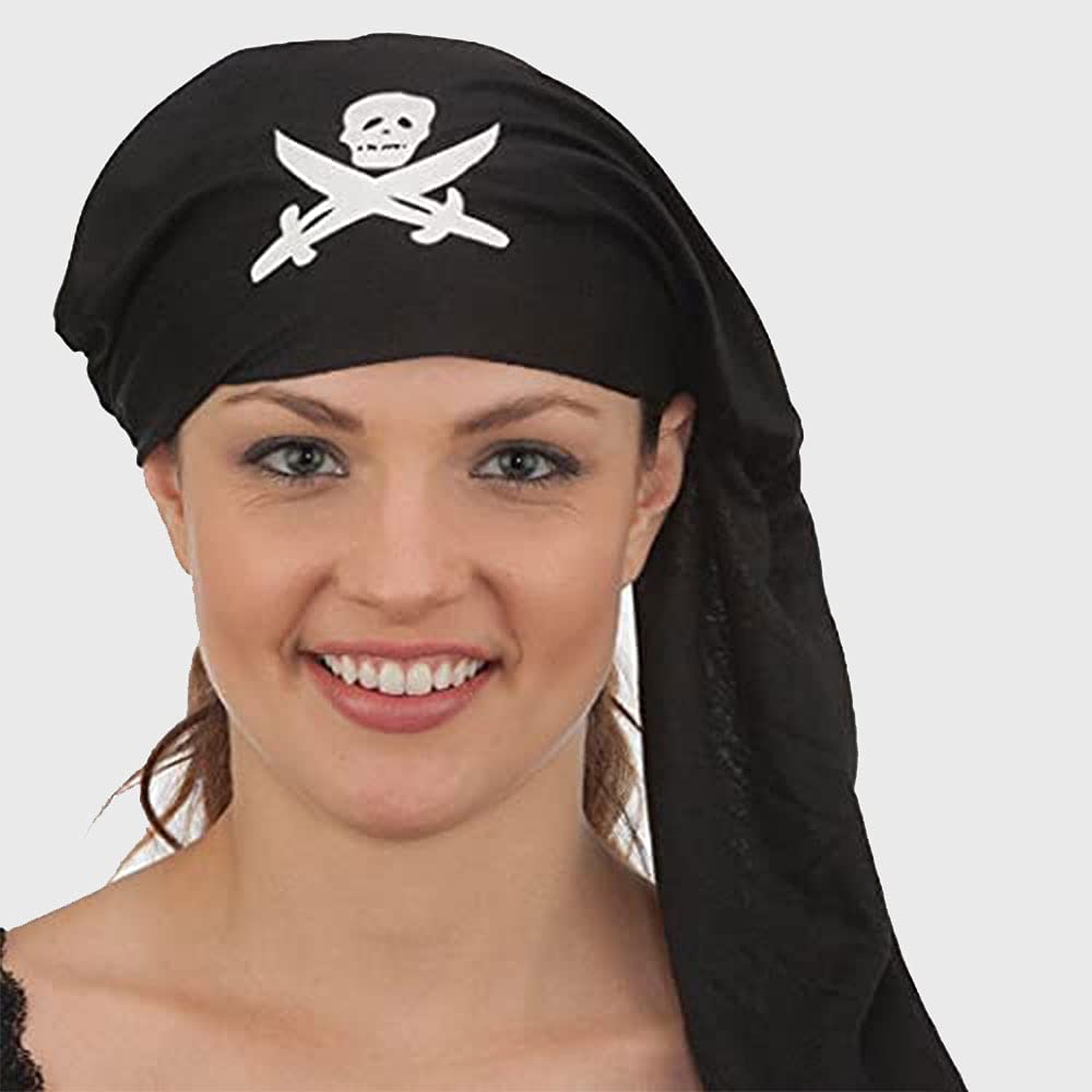 PMU Halloween Party Hats & Headbands, Caribbean Pirate, Witch & Pumpkin Accessories