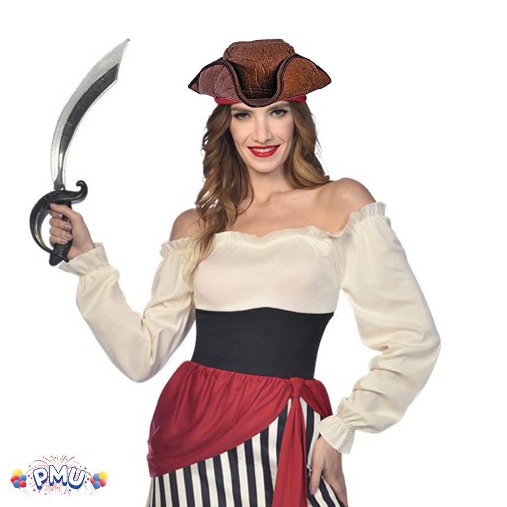 PMU Halloween Party Hats & Headbands, Caribbean Pirate, Witch & Pumpkin Accessories