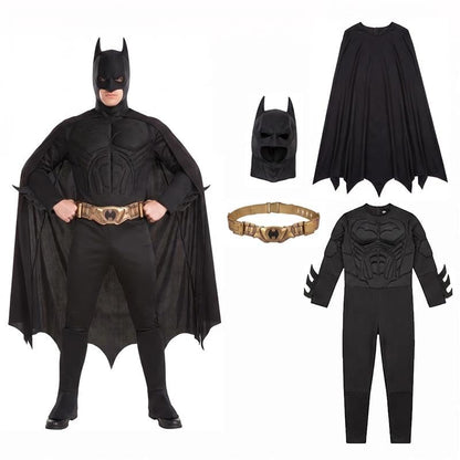 PMU Men's Halloween Costume, Horror Halloween Costume for Men, Hooded Robe