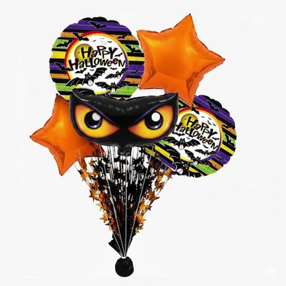 PMU Halloween Mylar Foil Balloons for Halloween Party Decorations, Haunted House, Photo Booth & Spooky Celebrations