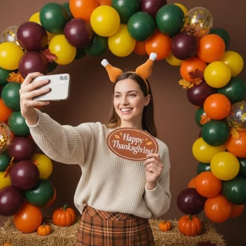Thanksgiving Headband Turkey Drumstick Headband for Thanksgiving Party Costume Accessories Turkey Legs Drumstick Boppers