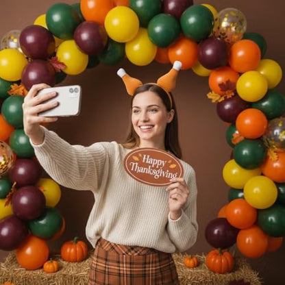 Thanksgiving Headband Turkey Drumstick Headband for Thanksgiving Party Costume Accessories Turkey Legs Drumstick Boppers