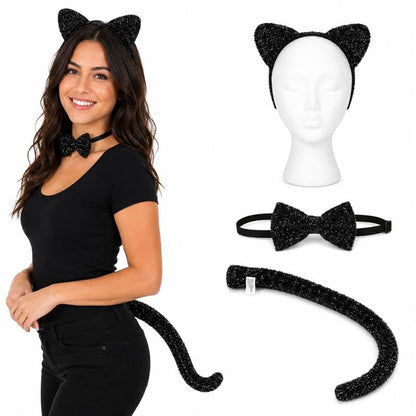 PMU Halloween Costume Accessories, Headband, Tail, Wings, Halo & Pirate Hat
