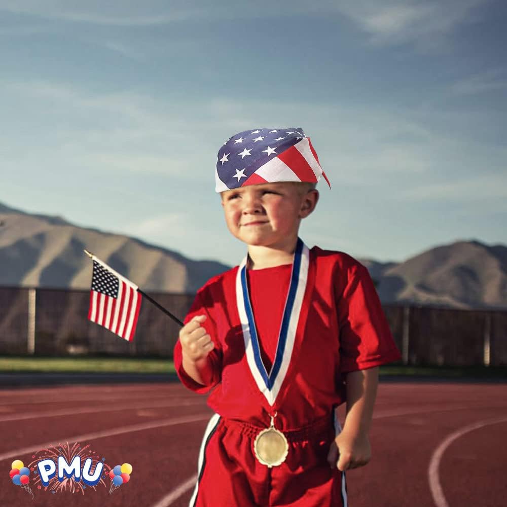 PMU Patriotic Headband 4th of July Party Wearable Headwear Costume and Decoration Accessory