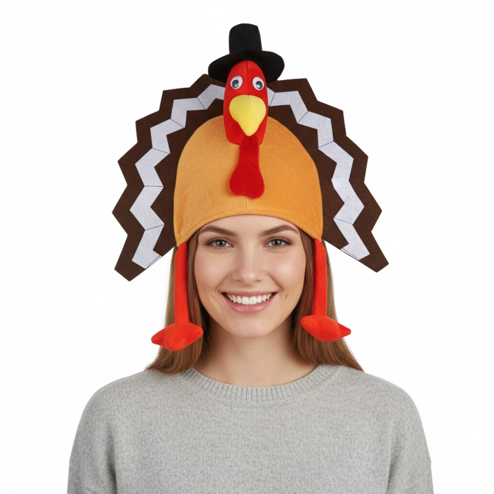PMU Thanksgiving Turkey Hats Party Costumes and Accessories