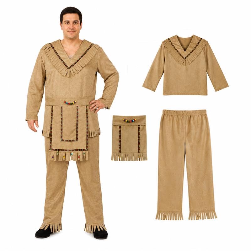 PMU Men's Halloween Costume, Horror Halloween Costume for Men, Hooded Robe