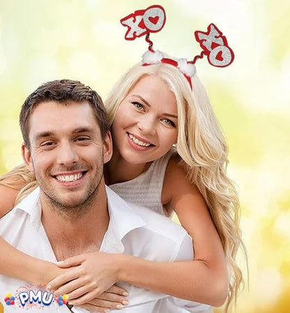 PMU Valentine's Day Head Boppers Valentines Day Headband Holiday Party Costume Accessories and Photo Props