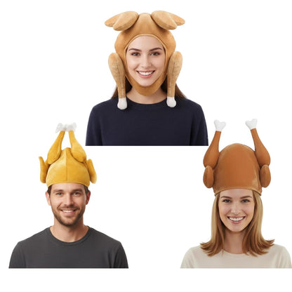 PMU Thanksgiving 3pc Assorted Hats and Headbands Party Costume Accessories