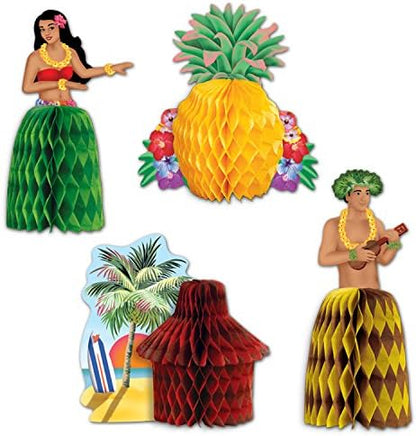 PMU Luau Pennant Banner 12ft x 14in Decoration and Party Accessory (1/pkg)Pkg/1