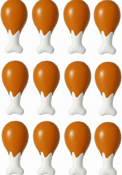 PMU Thanksgiving Giant Turkey Drumsrick Inflatable Decoration 24in in Indoor Thanksgiving Party Events Accessory