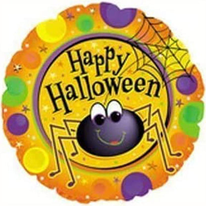 PMU Halloween Foil Balloons 18 Inch, Fun Mylar Balloons for Halloween Party Décor