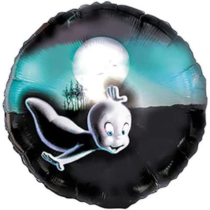 PMU Halloween Foil Balloons 18 Inch, Fun Mylar Balloons for Halloween Party Décor