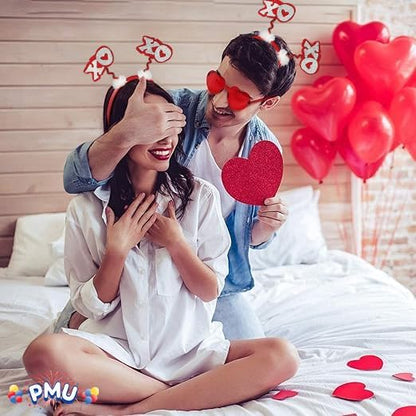 PMU Valentine's Day Head Boppers Valentines Day Headband Holiday Party Costume Accessories and Photo Props