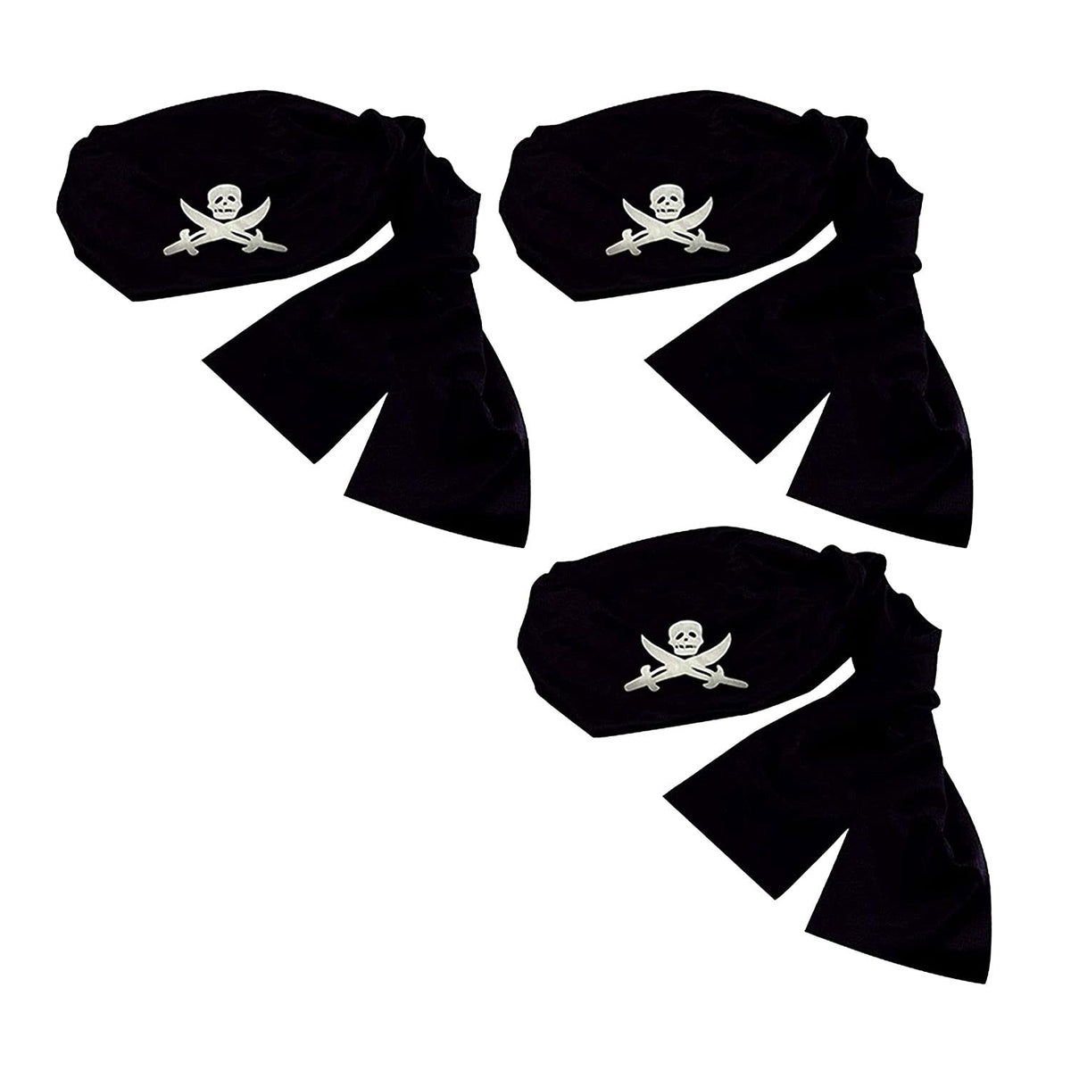 PMU Halloween Party Hats & Headbands, Caribbean Pirate, Witch & Pumpkin Accessories