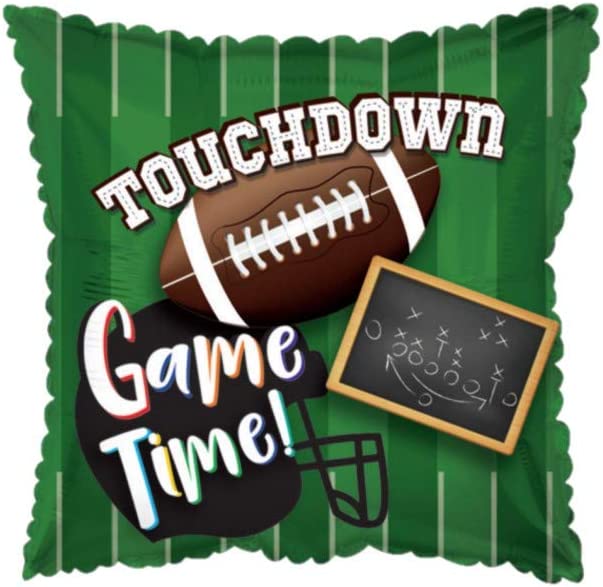 PMU Football Touchdown Game Time 18 Inch Mylar Balloon