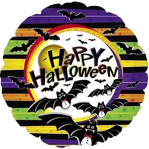 PMU Halloween Foil Balloons 18 Inch, Fun Mylar Balloons for Halloween Party Décor