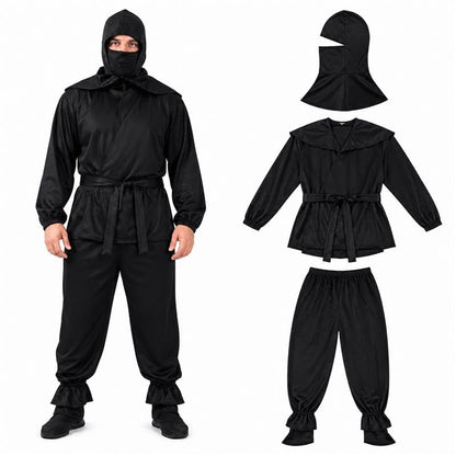 PMU Men's Halloween Costume, Horror Halloween Costume for Men, Hooded Robe