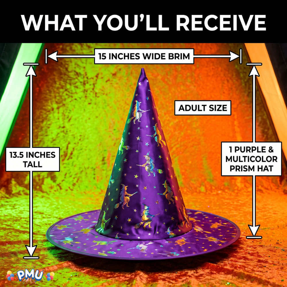 PMU Halloween Party Accessories Decoration Costume Witch Hats